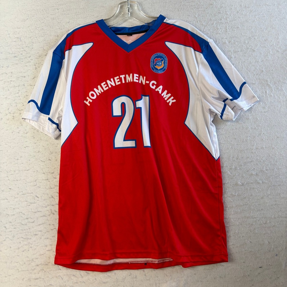 Soccer Jersey Mens‎ Medium Red Homenetmen-Gamk Yerevanian 21 Sport
